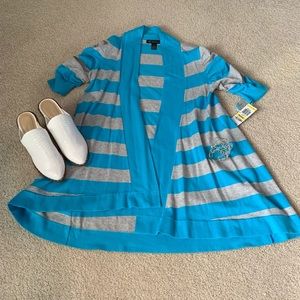 INC Open Front Sweater Size M